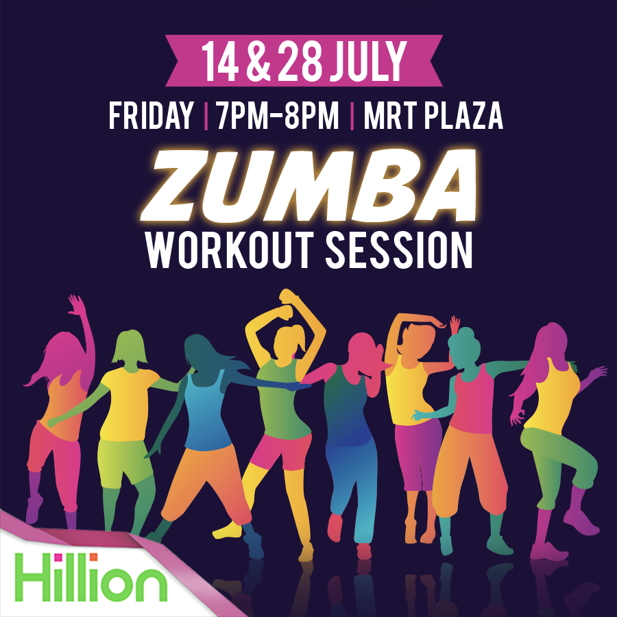 Zumba Workout Session Hillion Mall Singapore