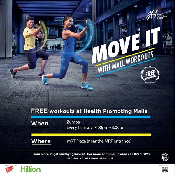 Weekly Zumba Hillion Mall Singapore